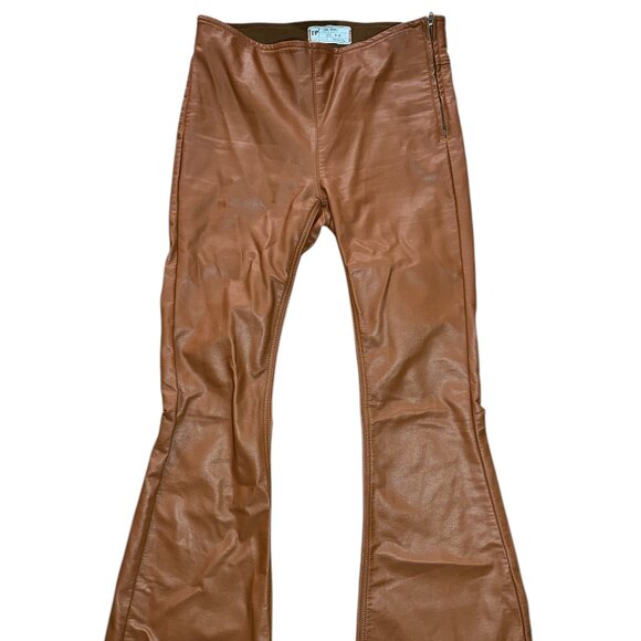 Free People Pants - Free People Penny Pull On Flare | Cognac | Size 26